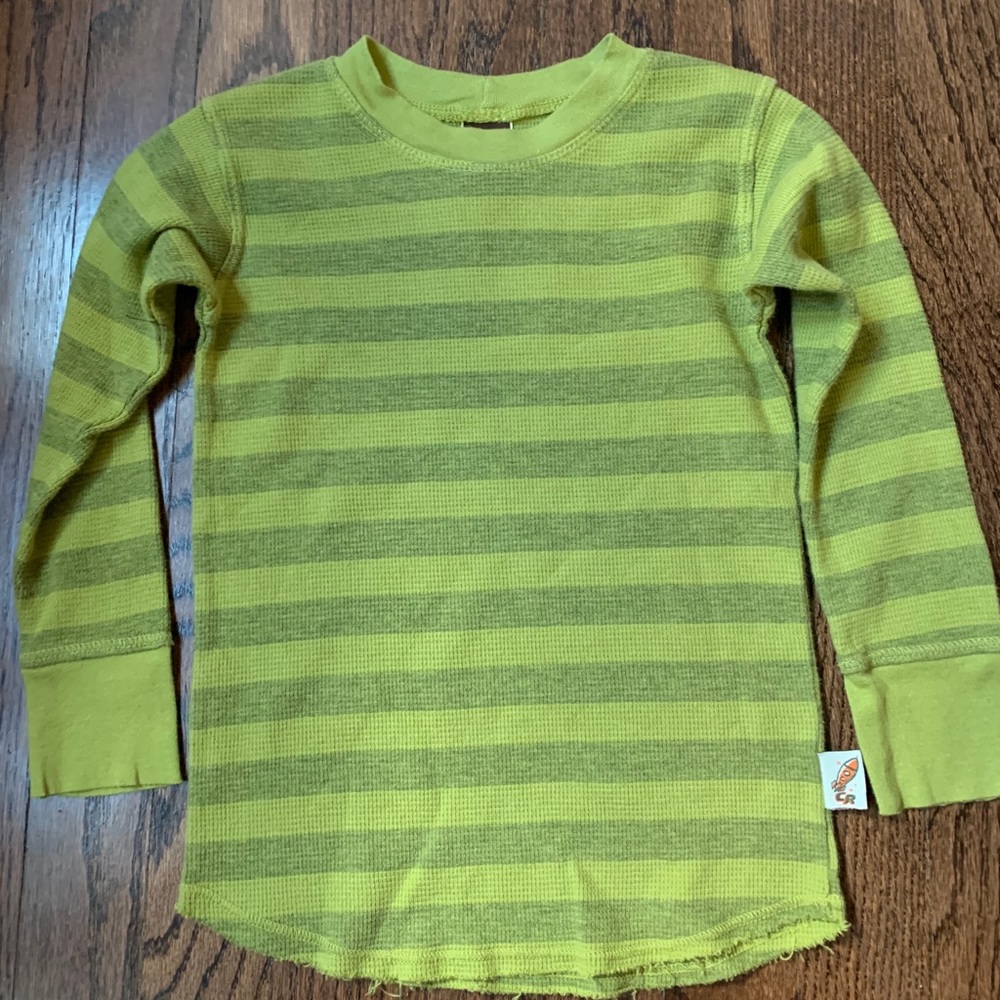 Charlie Rocket Boys Green long sleeve shirt